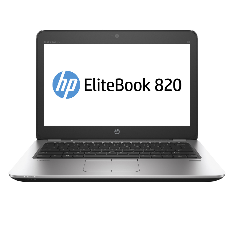 HP EliteBook 820 G4 12.5 HD, Core i5-7200U 2.5GHz, 16GB RAM, 256GB Solid State Drive, Windows 10 Pro 64Bit, CAM, No Touch2