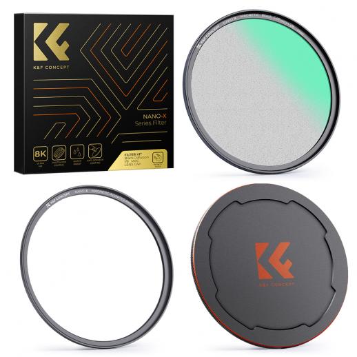 K&F Concept 82mm Nano-X Black Mist Filter 1/84