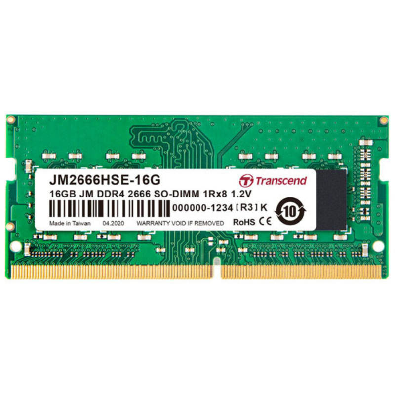 Transcend Laptop RAM DDR4 16GB 2666 – JM2666HSE-16G2