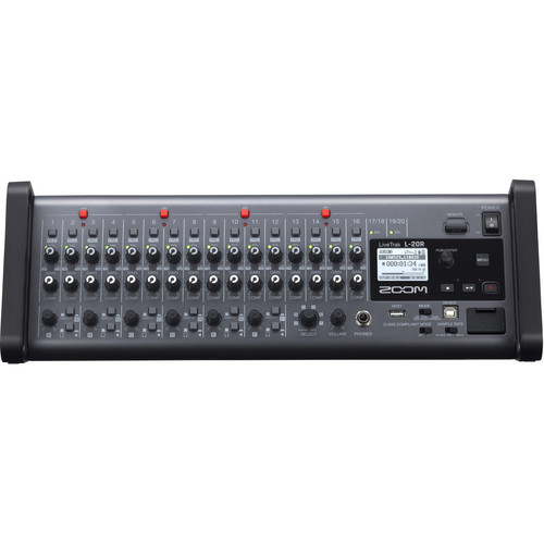 Zoom LiveTrak L-20R 20-Channel Digital Mixer3