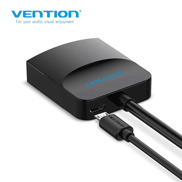 Vention DVI to VGA Converter 0.15M Black Metal Type - EBBBB3