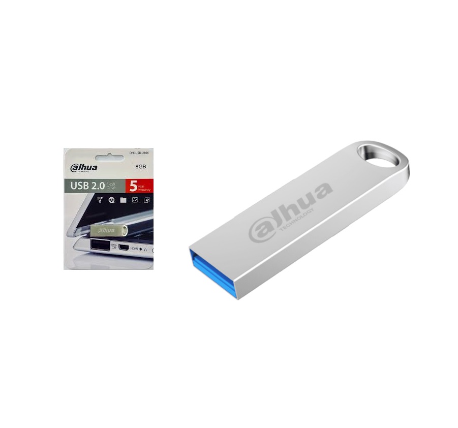 Dahua 8GB Flash Drive USB.2.0 – DHI-USB-U106-20-8GB
