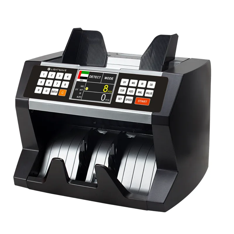 Lightwave Touchscreen 2 CIS Cash Counting Machine with External Display-LW-CCM-701