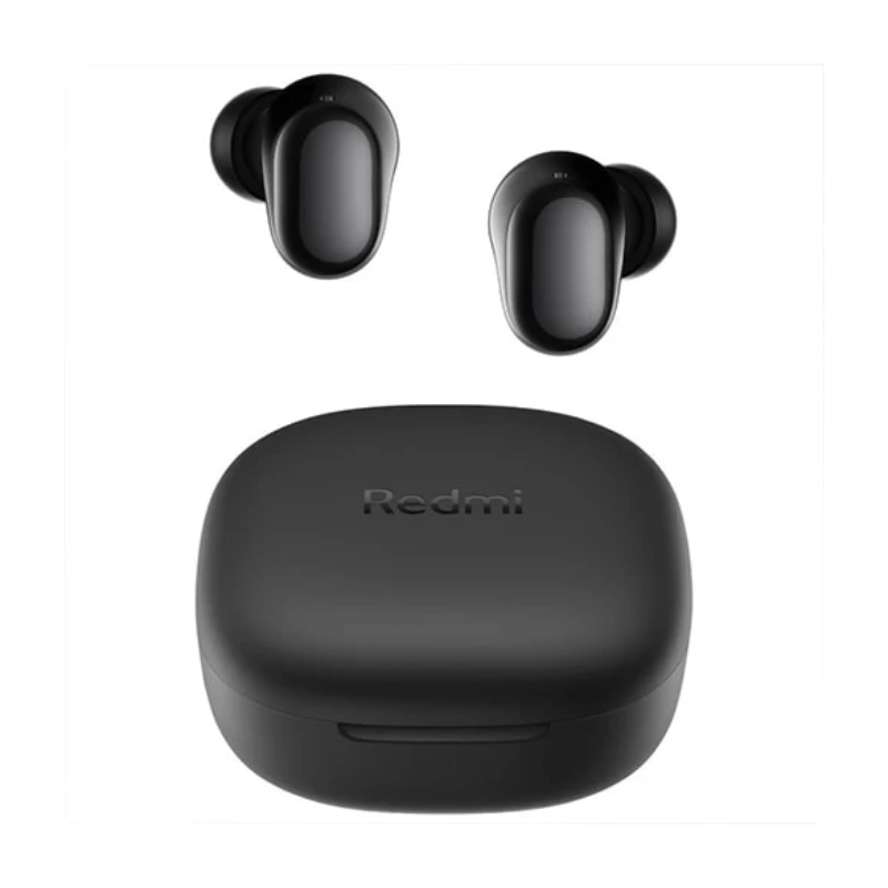 Redmi Buds 6 Play Black – Wireless Earbuds with Deep Bass