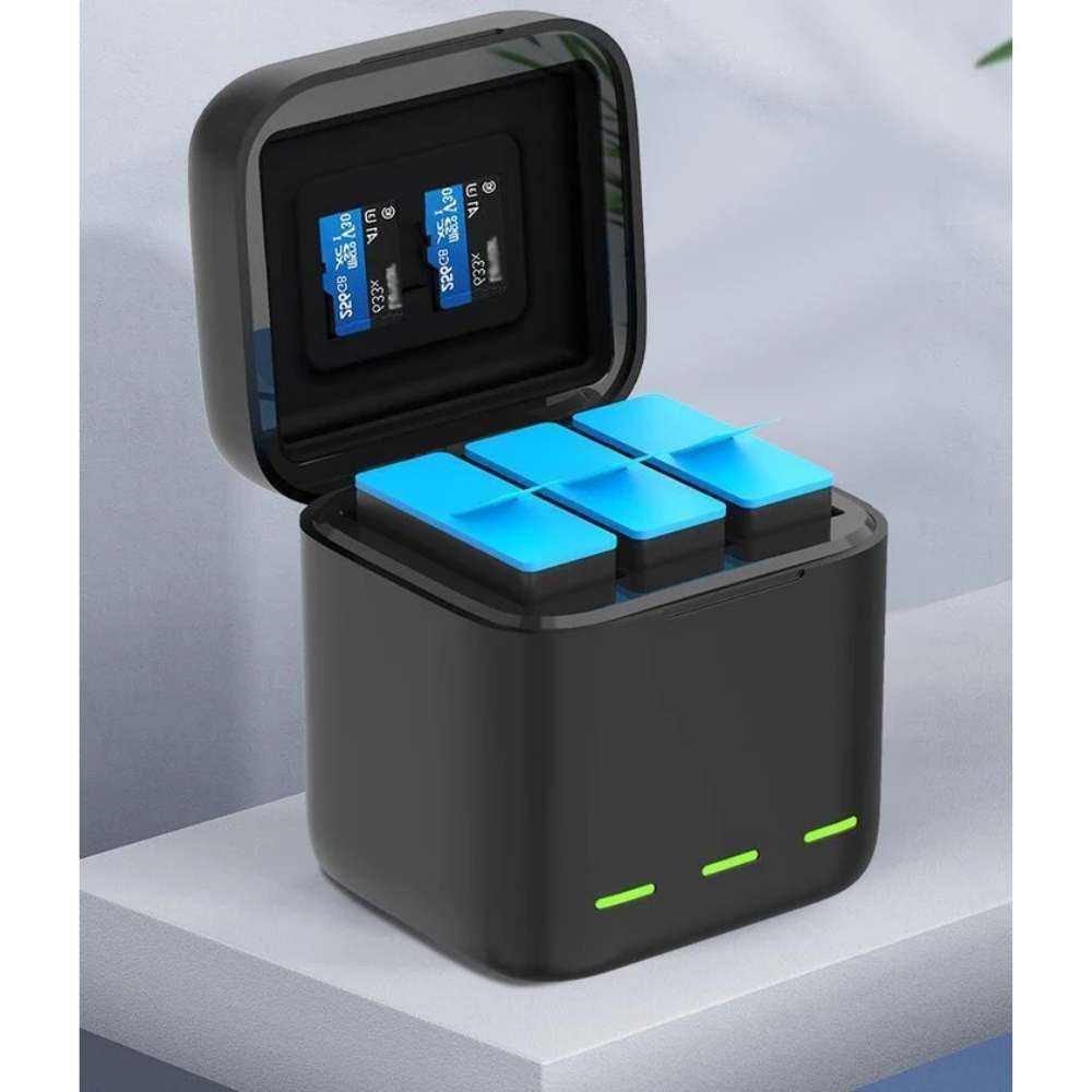 Caisi GoPro HERO 9/10/11/12 Treble Battery Charger0