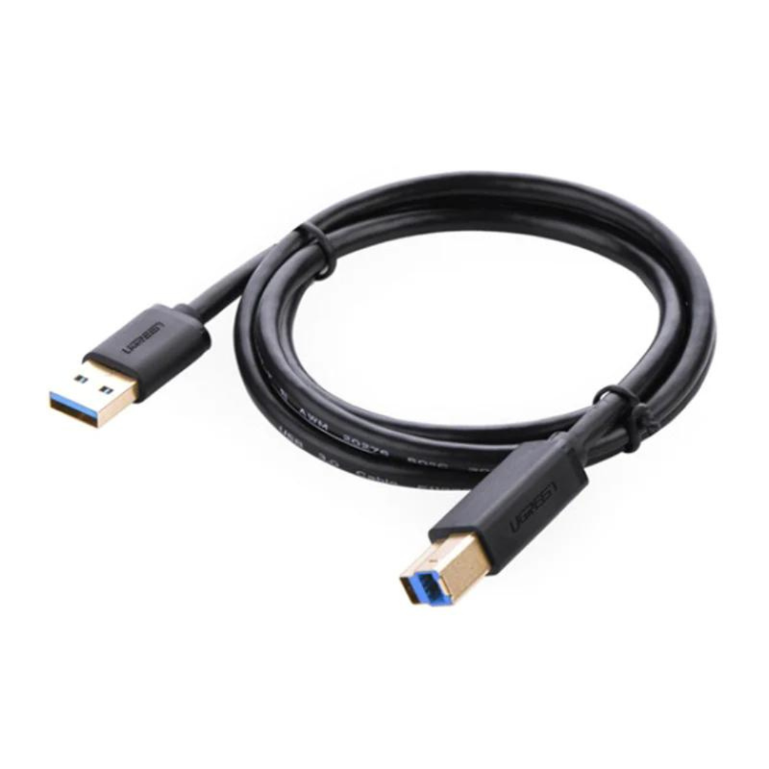 UGREEN USB 3.0 AM to BM Print Cable 2m Black - US210