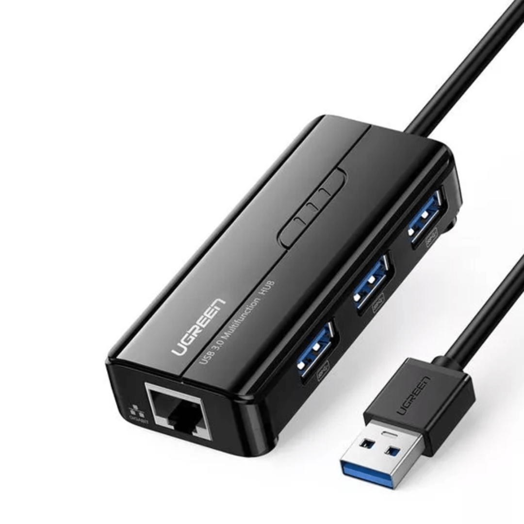 UGREEN USB 3.0 Hub (3 USB 3.0) with Gigabit Ethernet Adapter -20265 / UG-202654