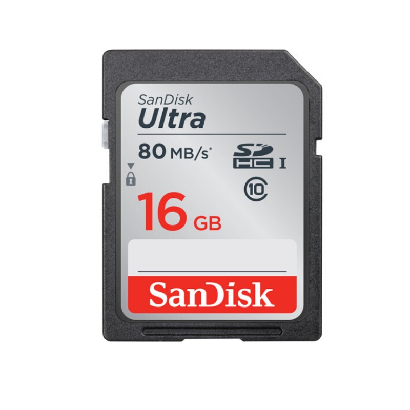 SanDisk 16GB Ultra UHS-I SDHC Memory Card  (SDSDUNB-016G-GN3IN)