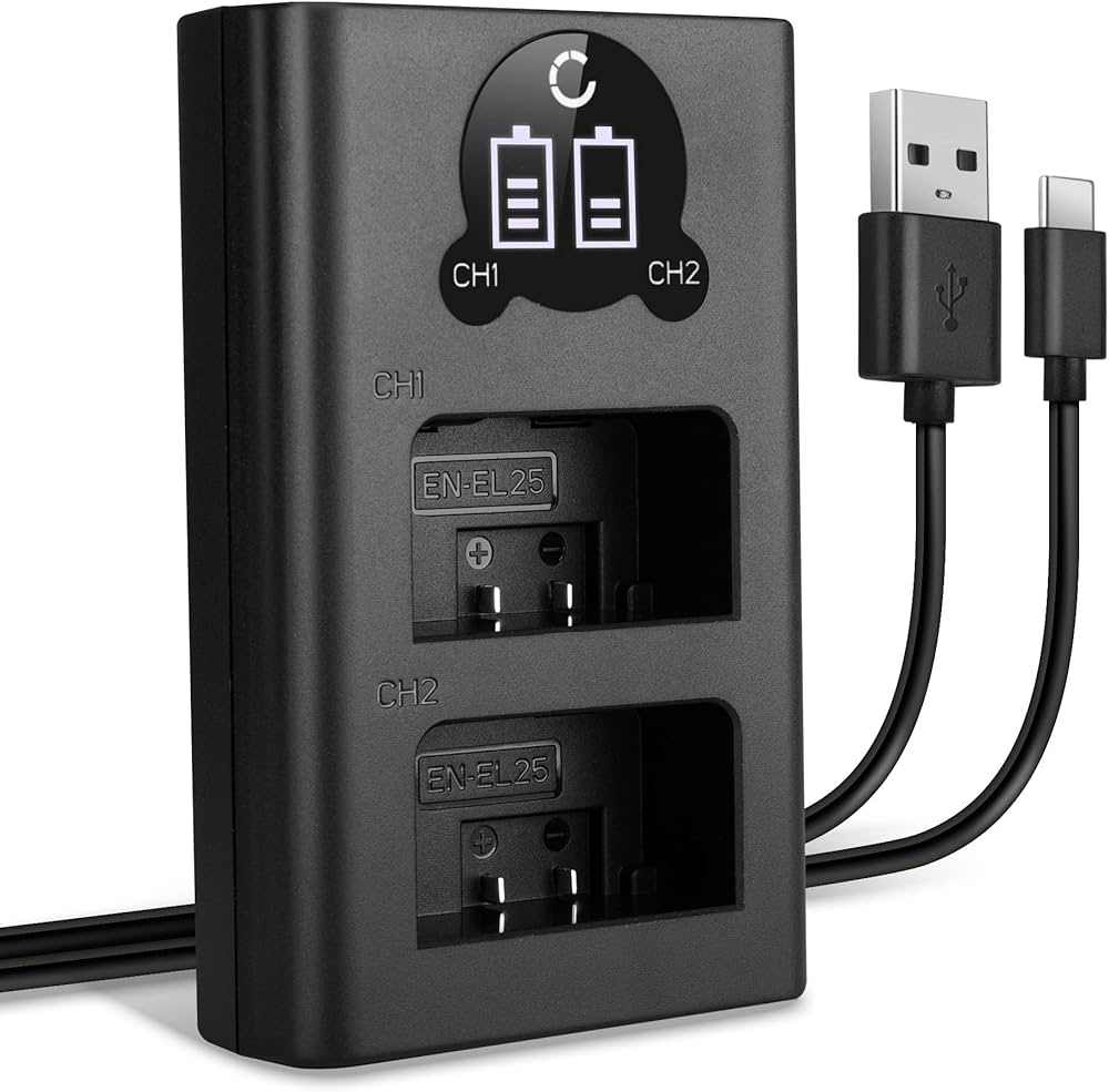 Caisi EN‑EL25 Dual Battery Charger4
