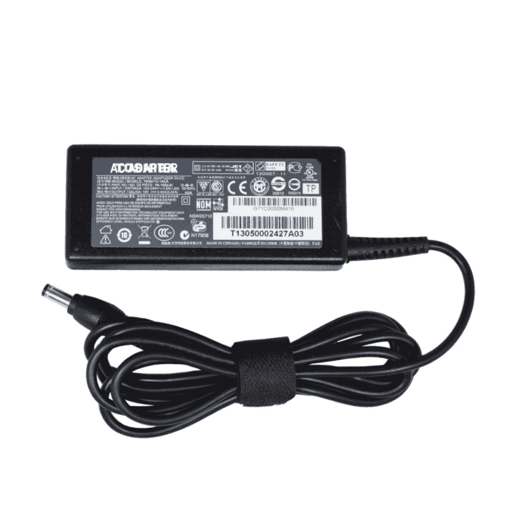 thumbnail image 2 of 65W 19V 3.42A AC Laptop Charger For Toshiba Satellite Radius 11 14 15 – 5.5x2.5mm 2 of 6