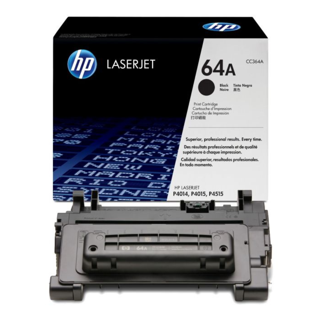 HP 64A Black Original LaserJet Toner Cartridge- CC364A3