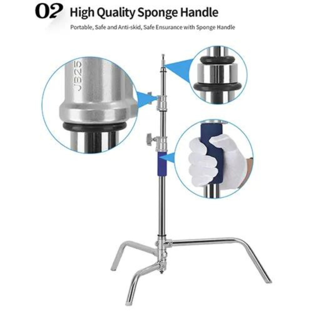 Jinbei CK-90 Century Steel Stand C-Stand Light3