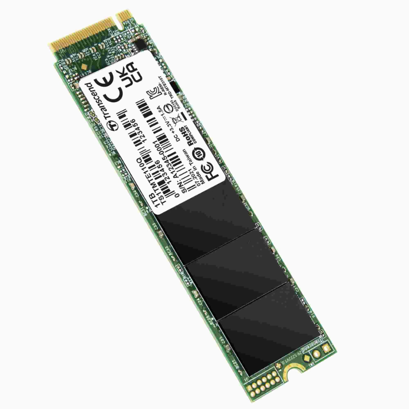 Transcend 110Q Internal SSD M.2 PCIe Gen 3*4 NVMe 2280 – 1TB – TS1TMTE110Q3
