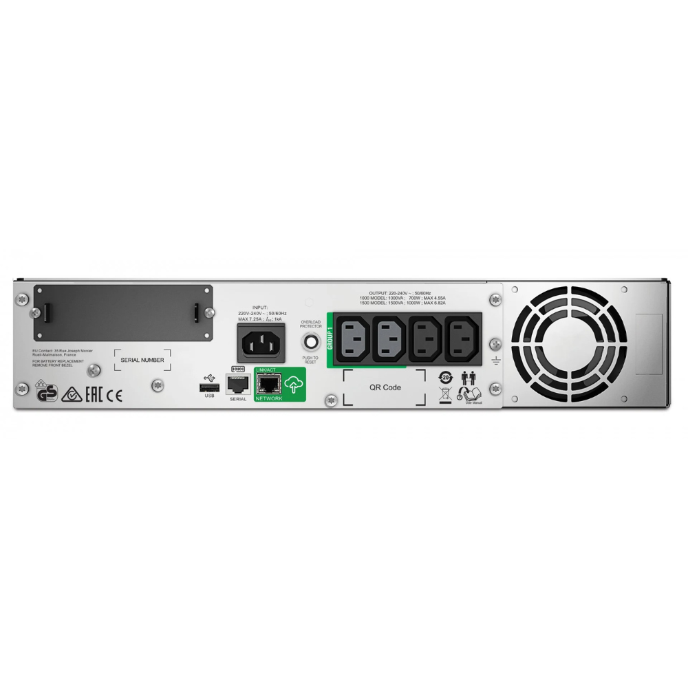 APC SMT1000RMI2UC 1000VA Rackmount Smart-UPS-SMT1000RMI2UC3
