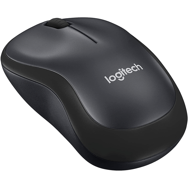Logitech Wireless Mouse Silent M220 - Charcoal - 910-004878	3