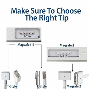 USB C MagSafe Adapter, Type C to MagSafe 1&2 Converter, Compatible with MacBook Pro/Air and Most USB C Laptops and Devices