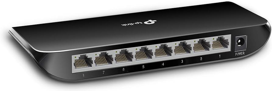 TP-Link 8-Port 10/100/1000Mbps Gigabit Desktop Switch - TL-SG1008D4
