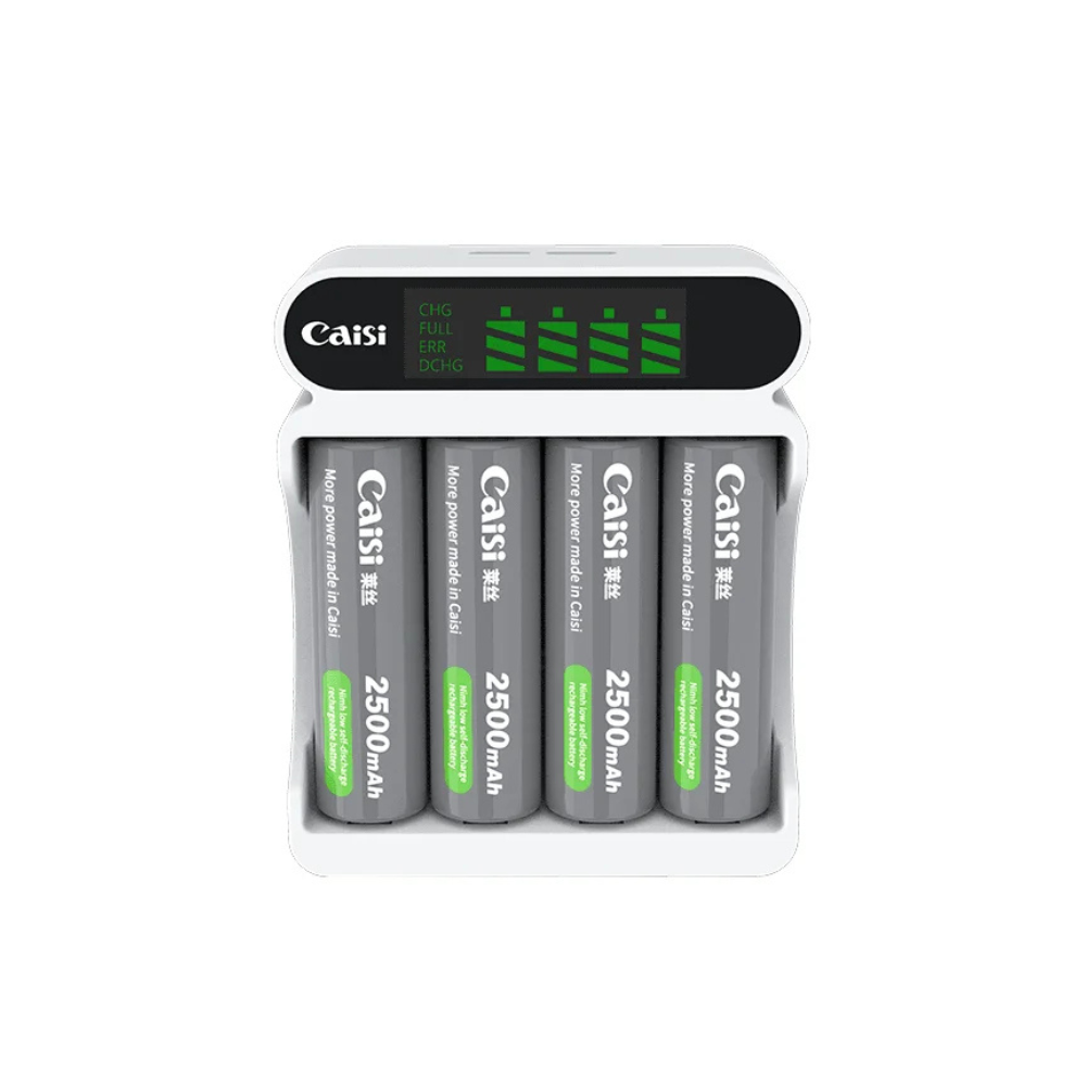 Caisi AA Rechargeable Batteries With Lcd Charger3