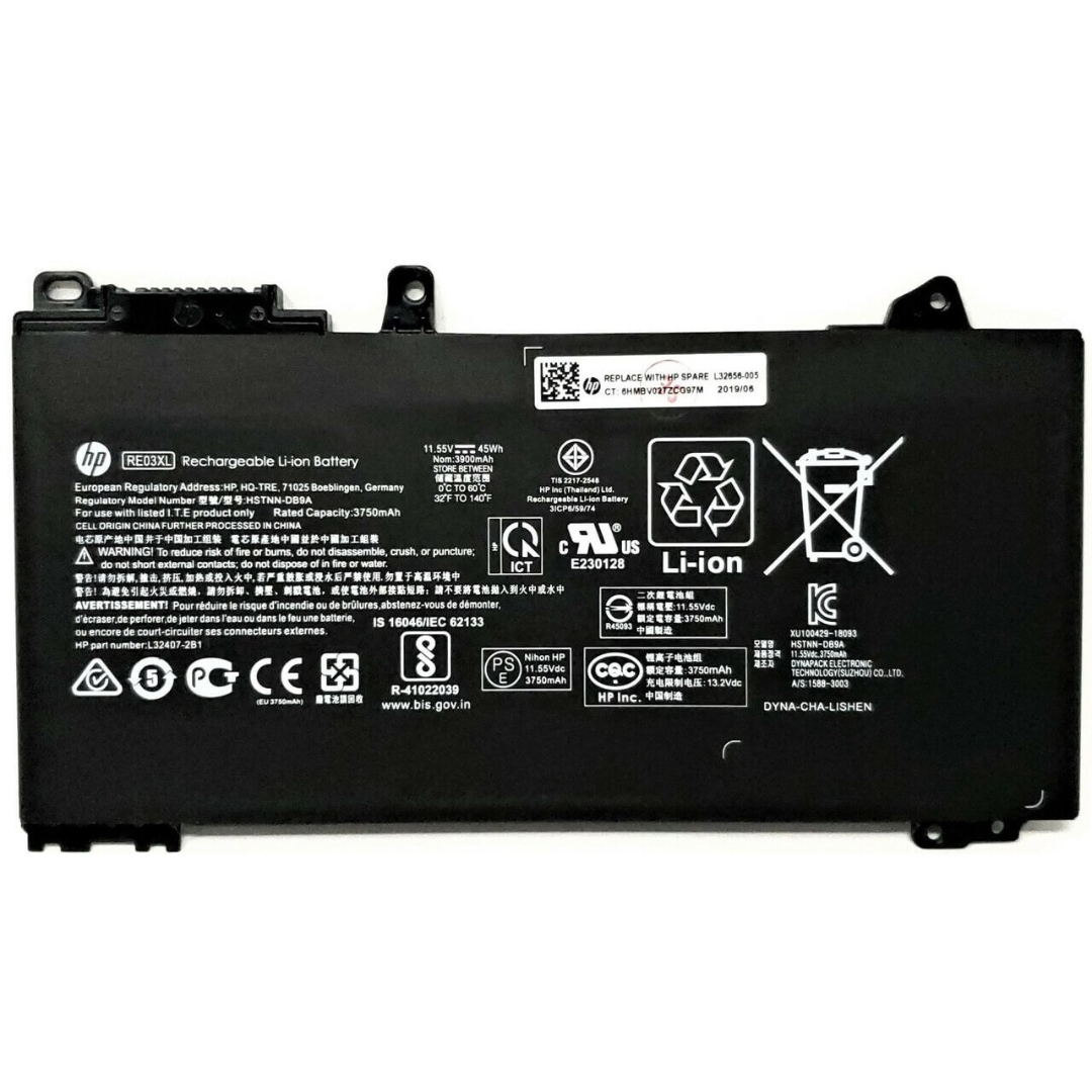 45Wh HP RE03XL L32656-005 battery- RE03XL0