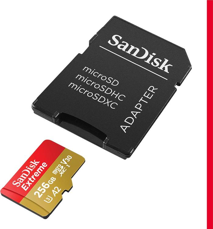 SanDisk Extreme microSDXC 256GB 190MB/s-SDSQXAV-256G-GN6MN3