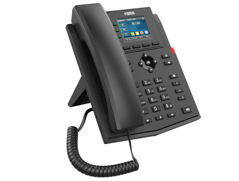 Fanvil X303P Enterprise IP Phone with 4 SIP Lines & PoE4