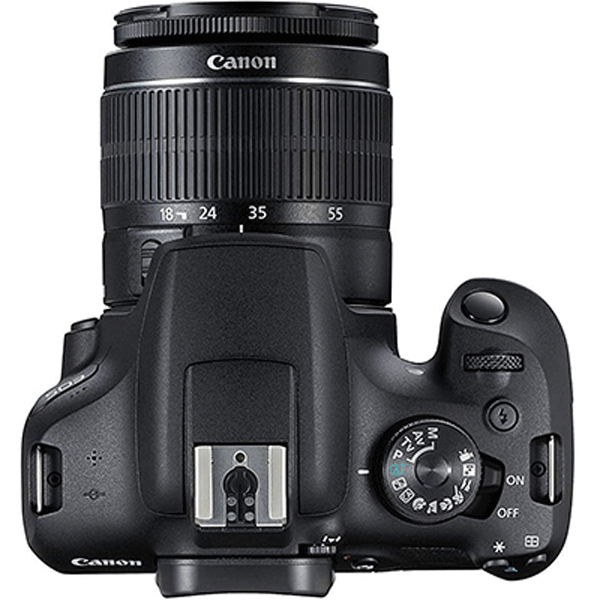 Canon EOS 2000D DSLR Camera with EF-S 18-55 mm f/3.5-5.6 IS III Lens, Black0