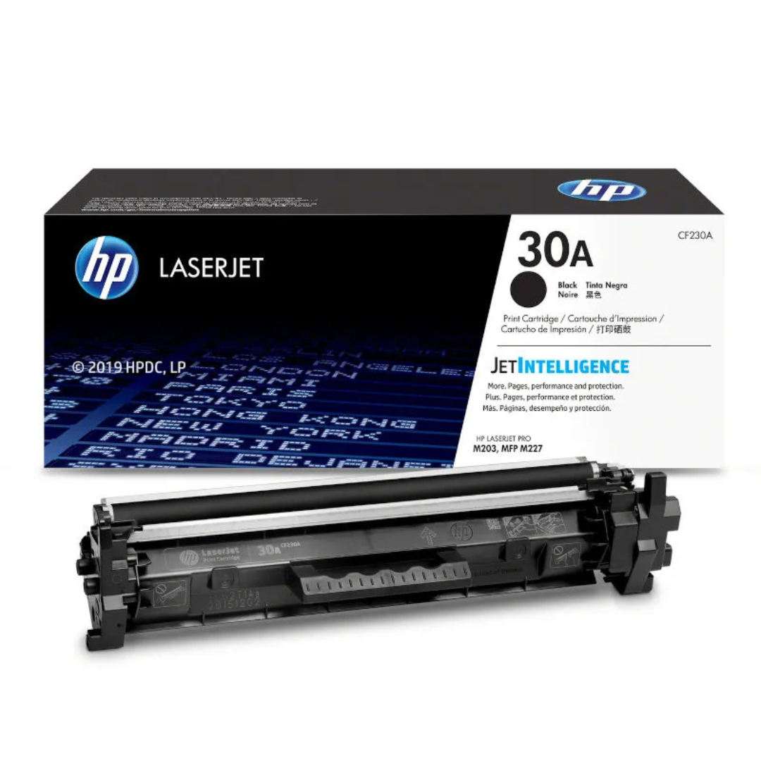 HP 30A Black Original LaserJet Toner Cartridge- CF230A0