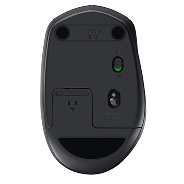 Logitech M590 Wireless Silent Mouse - Graphite Tonal3