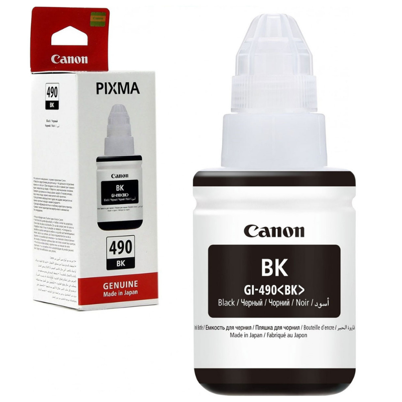 Canon GI-490 Black Ink Bottle0