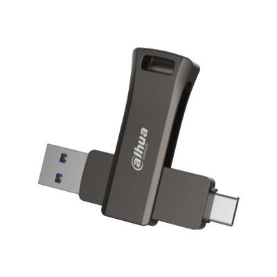 Dahua 128 GB Dual Drive  USB3.2 Gen1 Gray metal case, Type A & Type C interface-DHI-USB-P629-32-128GB4
