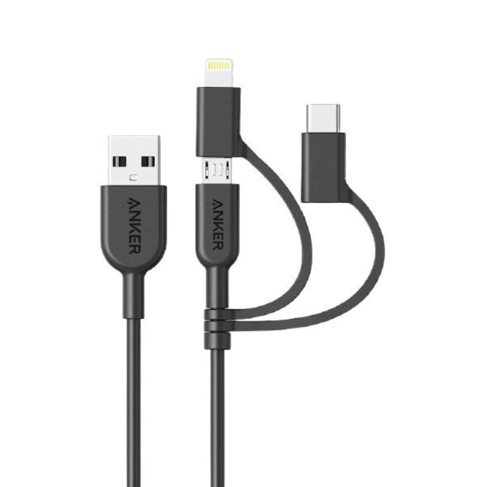 Anker PowerLine II 3-in-1 Cable (0.9m/3ft)2