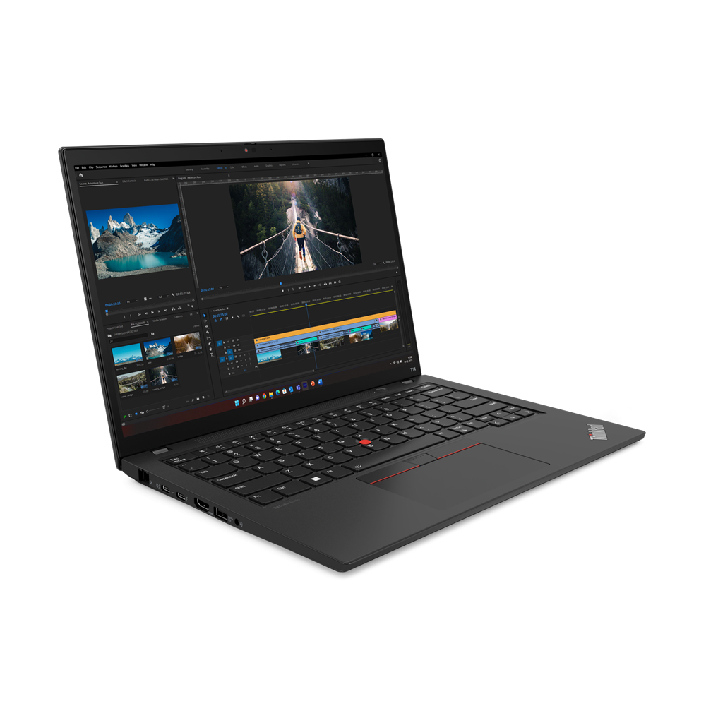 Lenovo ThinkPad T14 Gen 4, Intel Core i7 1355U, 16GB DDR5 5200, 512GB SSD M.2 2280 PCIe 4.0×4 NVMe Opal 2.0, No OS, 14″ WUXGA, Backlit Keyboard, Thunder Black – 21HD008FUE3