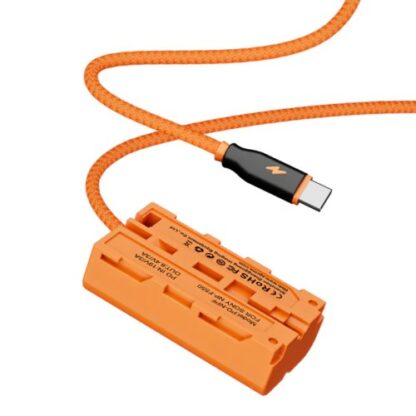 ZGCINE USB-C PD to NPF Dummy Battery Cable (braided wire）3
