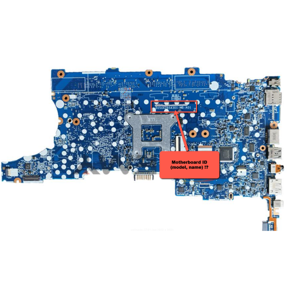 HP EliteBook 850 G4 Core i5 7th Generation Motherboard