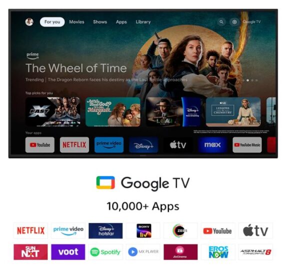 Sony 75S30 75 Inch Smart Google TV Bravia 2024 4K UHD3