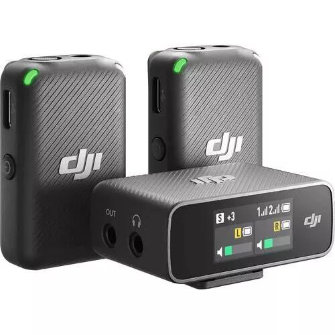 DJI Mic 2-Person Compact Digital Wireless Microphone System/Recorder for Camera & Smartphone (2.4 GHz)4