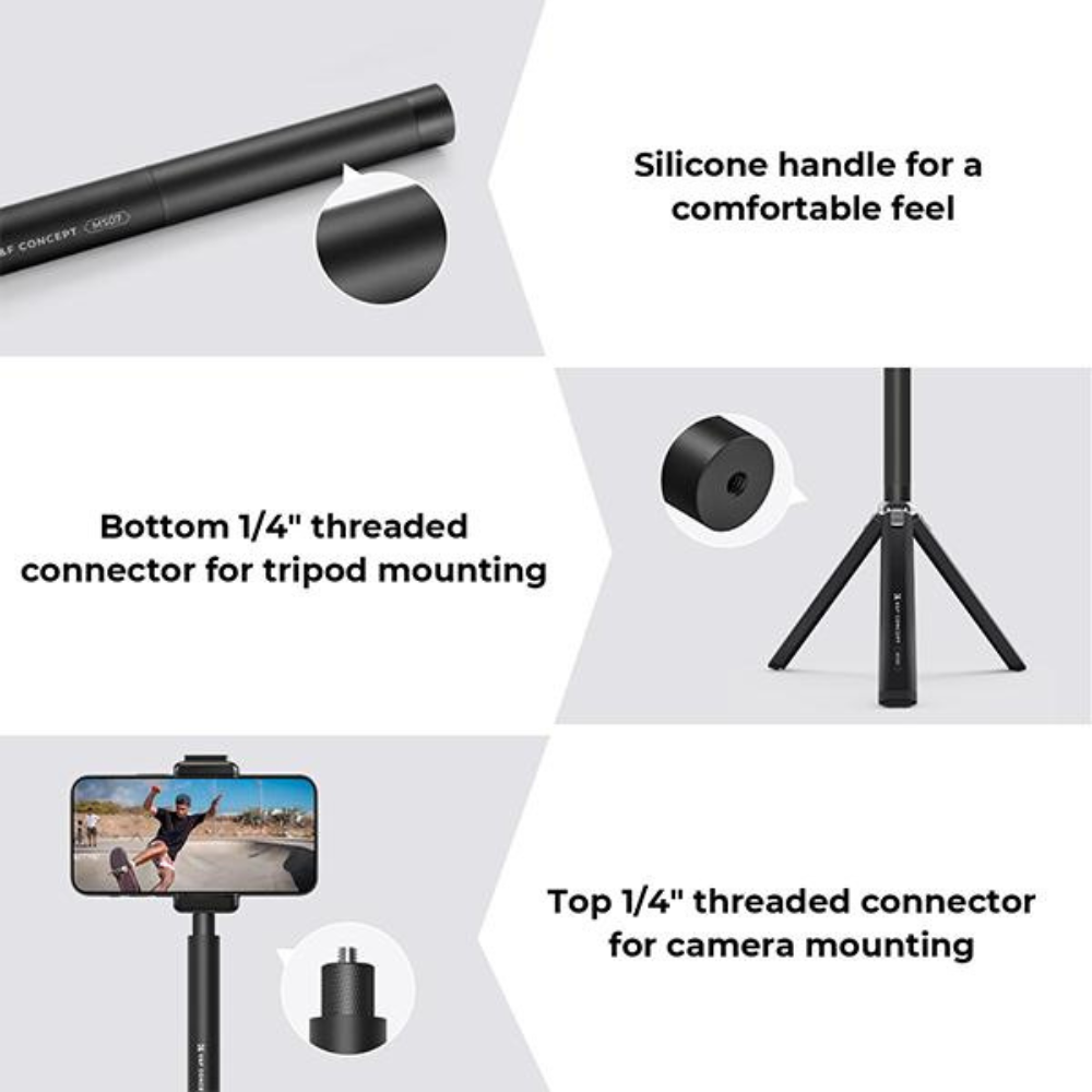 K&F Concept 153cm metal extension pole MS074