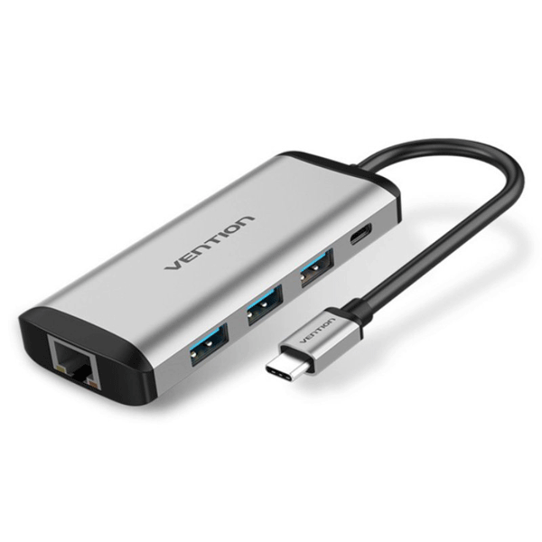 Vention USB Type C to Multi-Function 5 IN 1 Hub/ Docking Station (VEN-TGPBB)2