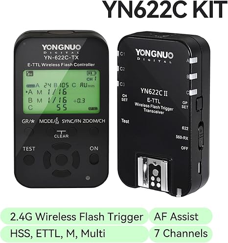 Yongnuo YN-622C E-TTL Wireless Flash Trigger Kit