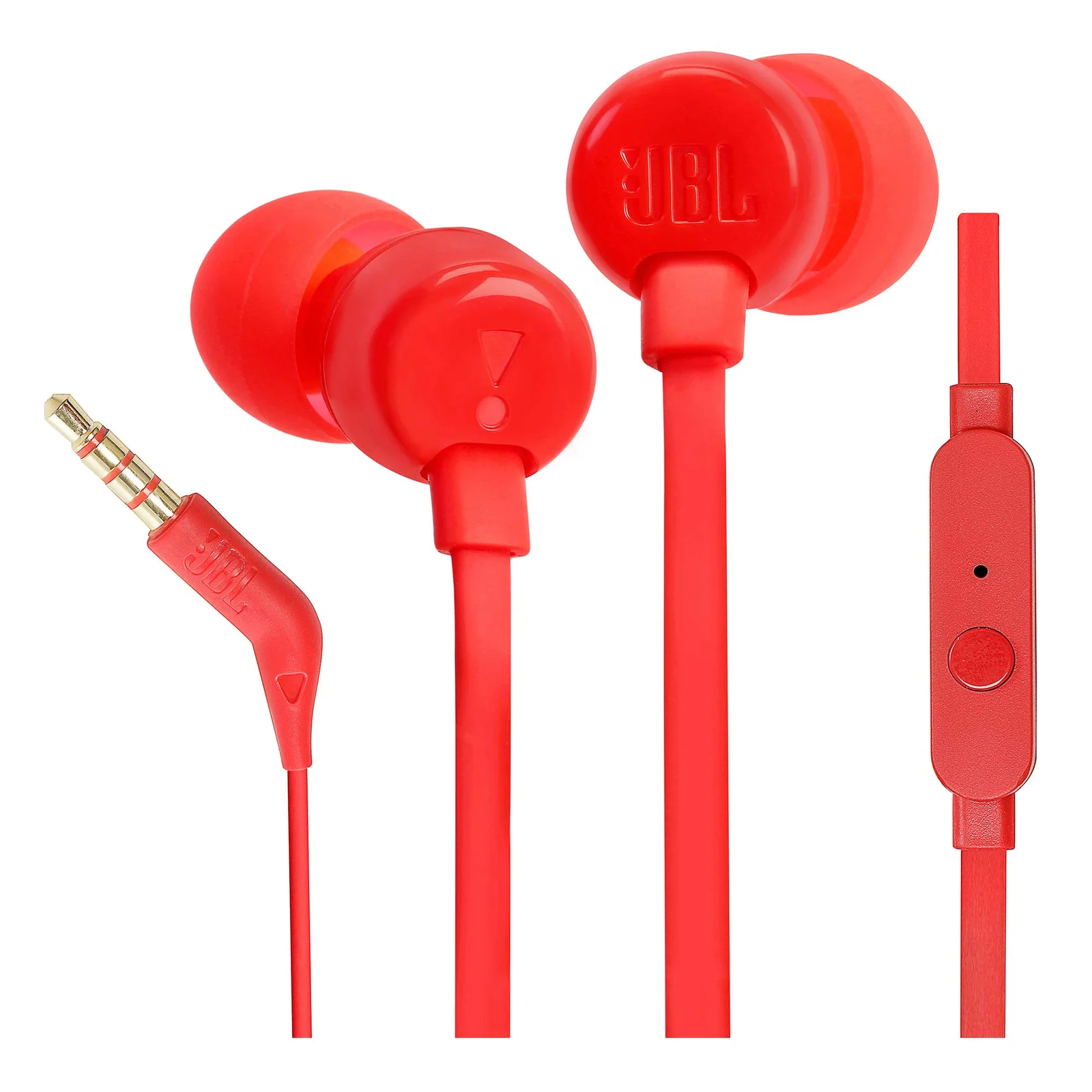 JBL Tune 110 Earphones-Red JBLT110RED