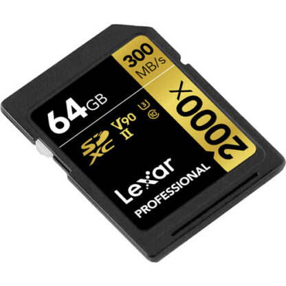 Lexar 64GB Professional 2000x UHS-II SDXC Memory Card3