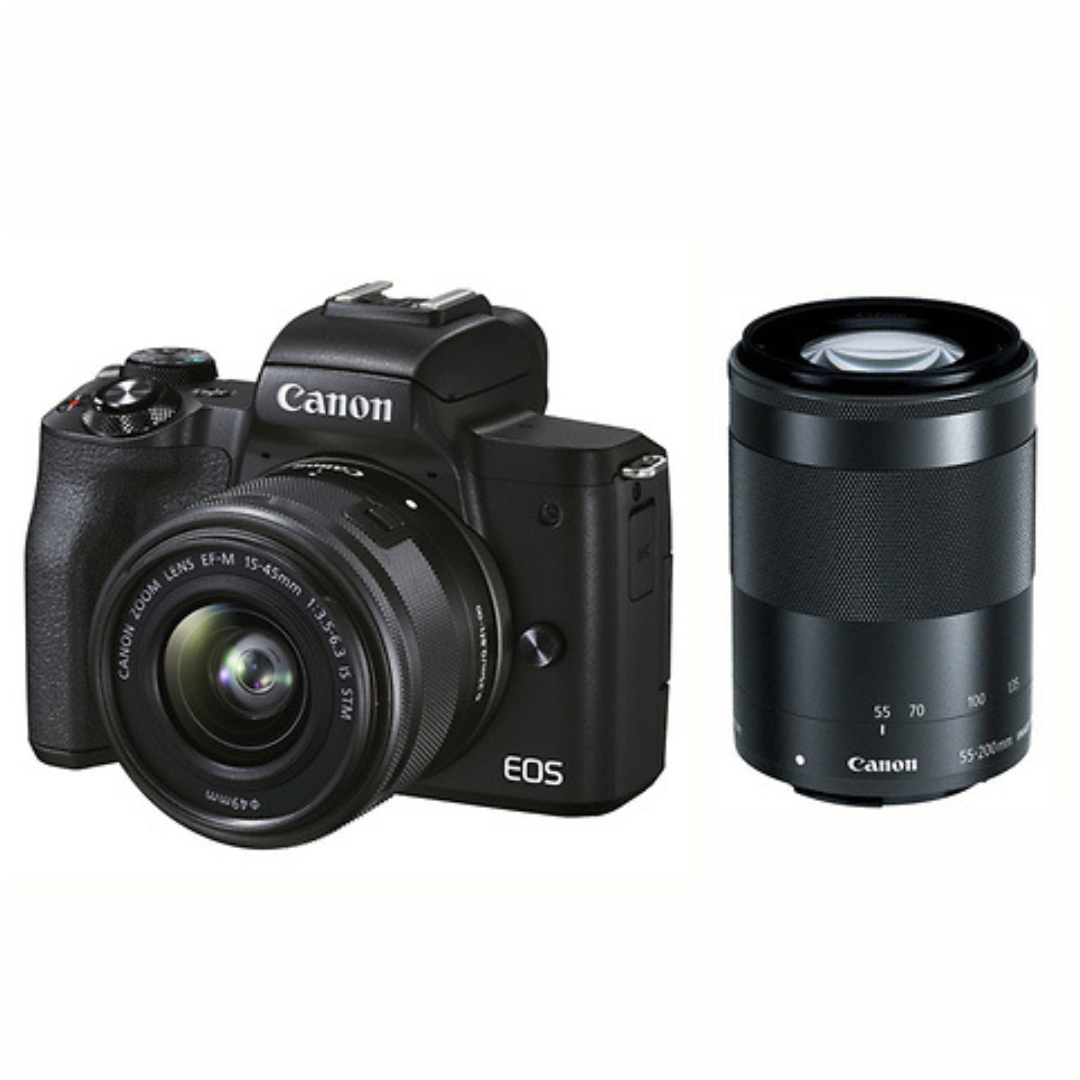 Canon EOS M50 Mark II Mirrorless Digital Camera with 15-45mm Lens (Black)4