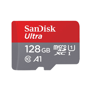 SanDisk MicroSD CLASS 10 100MBPS 128GB with Adapter (SDSQUNR-128G-GN3MA)