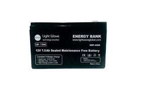 LW 12V 7.5Ah Rechargeable Battery0
