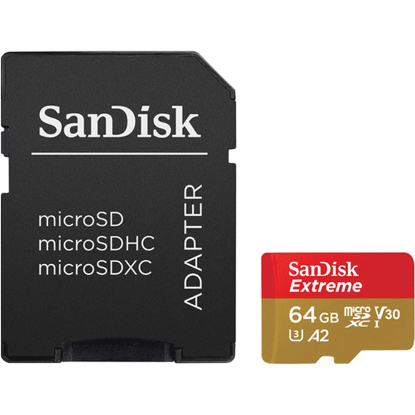 SanDisk 64GB Extreme UHS-I microSDXC Memory Card with SD Adapter (SDSQXA2-064G-GN6AA)4