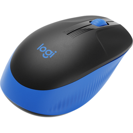 Logitech Wireless Mouse Full Size M190 - Blue (910-005907)3
