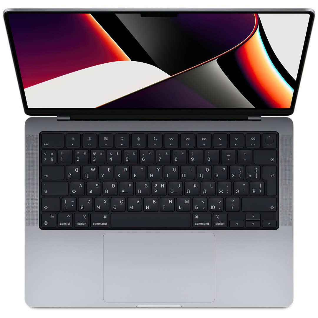 Apple MacBook Pro M1 Pro Chip 10 core CPU- 16 core GPU 16GB RAM 1TB SSD, macOS Monterey 12, 14.2'', Liquid Retina XDR Display(3456 x 2234), Backlit keyboard, Space Grey- MK193HN/A3