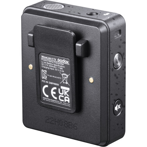 Godox MoveLink II M2 Compact 2-Person Wireless Microphone System for Cameras & Smartphones with 3.5mm4