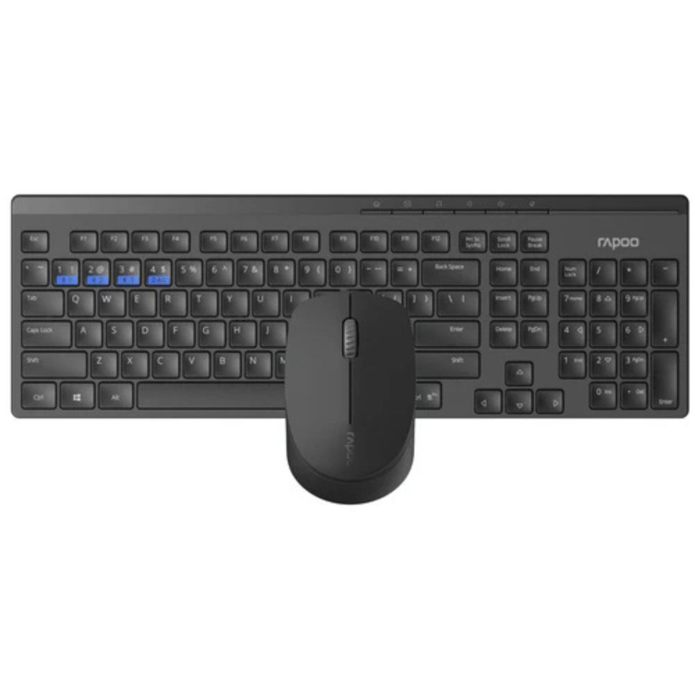 RAPOO 8110M MULTI-MODE WIRELESS KEYBOARD AND MOUSE COMBO