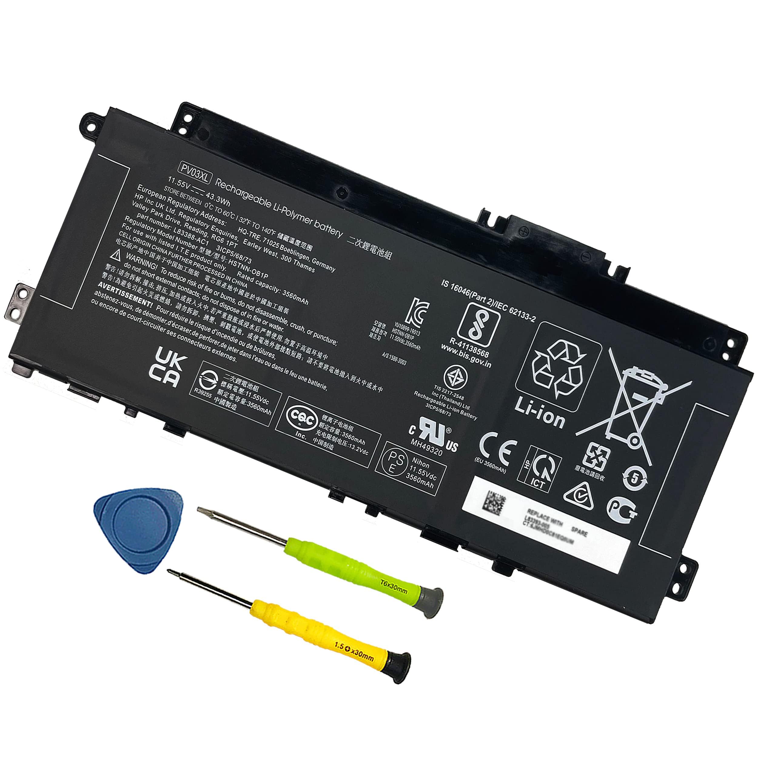 Hp Pavilion x360 PV03XL Battery 